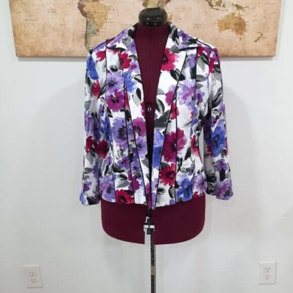 Vtg Y2K cotton blazer - Draper's & Damon's brand - Picture 11 of 11